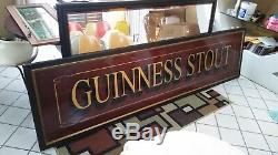 Extra Large Guinness Stout Mirror ONE OF A KIND! Irish Pub Bar Back Tavern WOW
