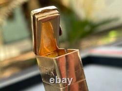 Extremely Rare One Of A Kind 14K Gold Watch Lighter