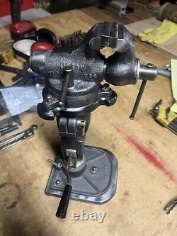 Extremely Unique Vintage Wilton Baby Bullet Bench Vise. One Of A Kind