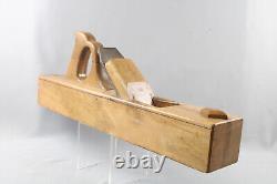 FANCY & EXCEPTIONAL ONE-OF-A-KIND 19th C. Wooden Fore Plane Inv#WH88W