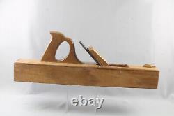 FANCY & EXCEPTIONAL ONE-OF-A-KIND 19th C. Wooden Fore Plane Inv#WH88W