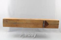 FANCY & EXCEPTIONAL ONE-OF-A-KIND 19th C. Wooden Fore Plane Inv#WH88W