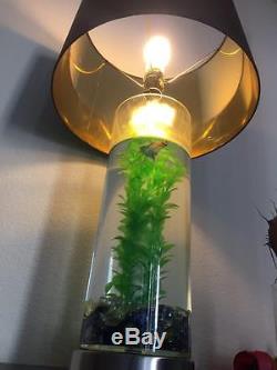 FISH TANK LAMP Unique, One of a kind, Artistic, Original