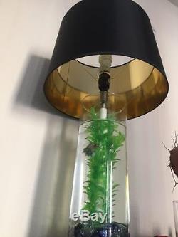 FISH TANK LAMP Unique, One of a kind, Artistic, Original