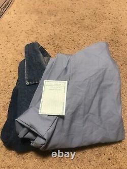 FOLSOM PRISON clothing mens Shirt, Jean Jacket ID Card VINTAGE LOT one of a kind