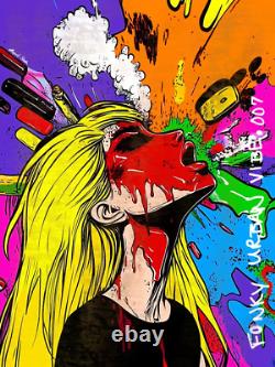 FUV 007 One-of-A-Kind, Collectible Series, Vibrant, Signed, Original Artwork