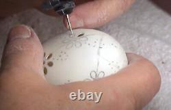 Faberge ONE OF A KIND Faberge egg style Real egg Music Faberge