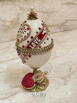 Faberge ONE OF A KIND Faberge egg style Real egg Music Faberge