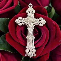 Faceted 8mm Amethyst WithSterling Silver 5 Decade Rosary One-of-A-Kind Handmade