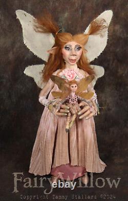 FairyWillow's Keepsake Fairy Beulah and Tiny Fae Teela OOAK Collectable Set