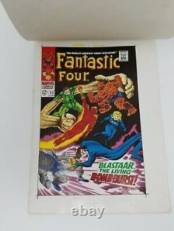 Fantastic Four 63 Cover Production Art CMYK Printers Proofs one of kind Kirby