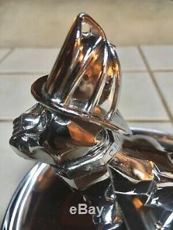 Firefighter Mack Hood Ornament Ash-Tray ONE OF A KIND