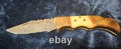 Folding Knife One of a Kind Hand Made by local Native American