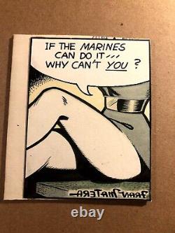 Frank Matera Very Rare Signed One Of A Kind Comic Illustration Art Drawing'52