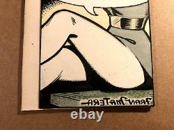 Frank Matera Very Rare Signed One Of A Kind Comic Illustration Art Drawing'52