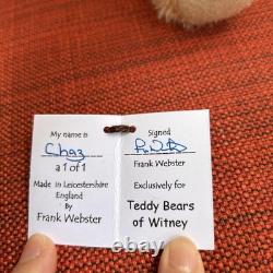 Frank Webster one-of-a-kind teddy bear artist bear #502d97