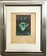 Fredric Brown Original Photo Hand-colored & -signed One-of-a-kind, Framed, 1948