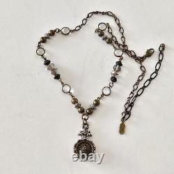 GRANDMOTHER'S BUTTONS Designers Studio One of a Kind Necklace Pendant California