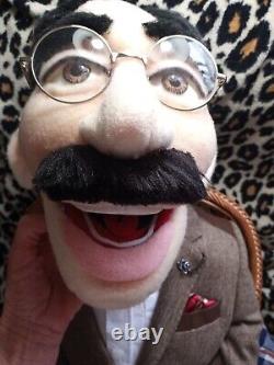 GROUCHO MARX Vent Figure Custom One Of A Kind Professional Soft Puppet LARGE