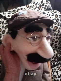 GROUCHO MARX Vent Figure Custom One Of A Kind Professional Soft Puppet LARGE