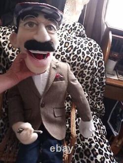 GROUCHO MARX Vent Figure Custom One Of A Kind Professional Soft Puppet LARGE