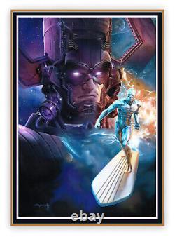 Galactus & Silver Surfer -ORIGINAL PAINTING by KOUFAY 20x30 CANVAS