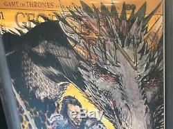 Game Of Thrones A Clash Of Kings #1 Cgc 9.8 Ss Jon Snow One Of A Kind Drogon
