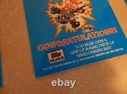 Garbage Pail Kids 2017 S2 Sketch Card Klea Topps one of a kind