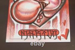 Garbage Pail Kids 2024 PUTRID POETRY RARE One Of A Kind SKETCH CARD