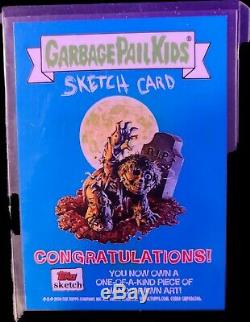 Garbage Pail Kids Sketch Card One Of A Kind Acevedo