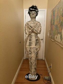 Gemmy Halloween Lifesize Mummy Bride Animatronic Talking Prop 6 Ft One of a Kind