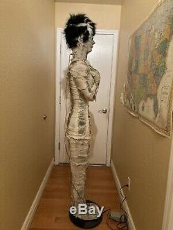 Gemmy Halloween Lifesize Mummy Bride Animatronic Talking Prop 6 Ft One of a Kind