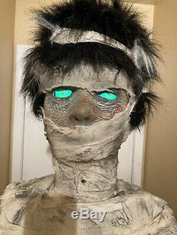 Gemmy Halloween Lifesize Mummy Bride Animatronic Talking Prop 6 Ft One of a Kind