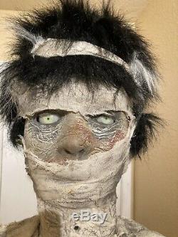 Gemmy Halloween Lifesize Mummy Bride Animatronic Talking Prop 6 Ft One of a Kind
