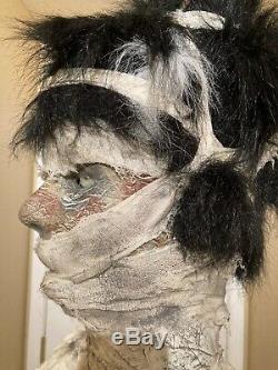 Gemmy Halloween Lifesize Mummy Bride Animatronic Talking Prop 6 Ft One of a Kind