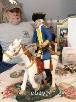 George Washington Hand Made One Of A Kind Plaster Figurine