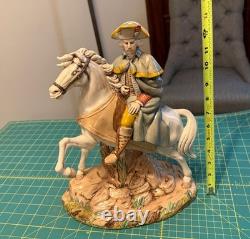 George Washington Statue, Glazed Pottery, 14 inches tall, ONE OF A KIND