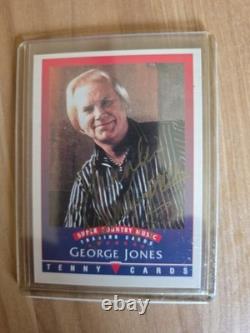 George jones Autographed pictures and rare collectibles one of a kind