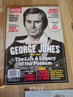 George jones Autographed pictures and rare collectibles one of a kind