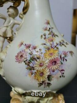 German Rudolstadt RW vintage art vase Rare! Beautiful colors, one of a kind