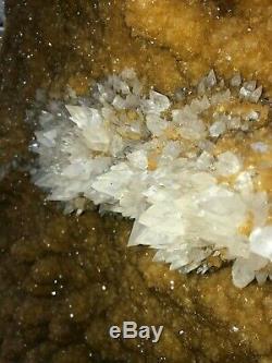 Giant Citrine top shelf one of the kind 275 kg wall of shine crystals