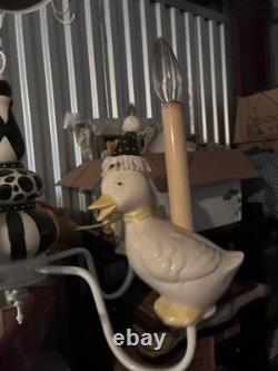 Goose Whimsical Chandelier Nursery, Playroom, Custom One-Of-A-Kind