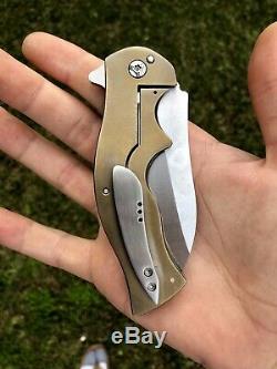 Greg Lightfoot Custom Knife Middle Weight Rematch One Of A Kind Safe Queen