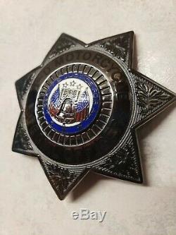 HARLEY-DAVIDSON Motor Officer Badge USA Made by S&Wone of a kind