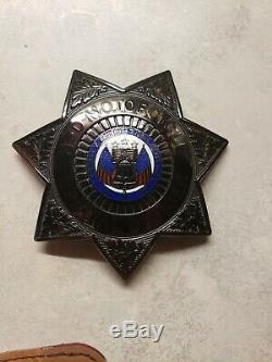 HARLEY-DAVIDSON Motor Officer Badge USA Made by S&Wone of a kind