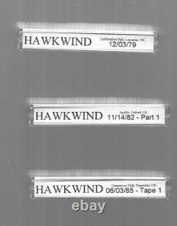 HAWKWIND Cassette Tapes Bootlegs Massive One-of-a-Kind Collection! Pristi