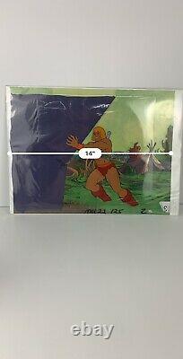 HEMAN Animation Production Cel MASTERS OF THE UNIVERSE MU22 COA One Of A Kind