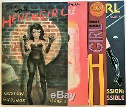 HENCHGIRL #1 #2 #3 #4 VF One-of-a-Kind RARE FIRST EDITIONS Low Print SIGNED LOT