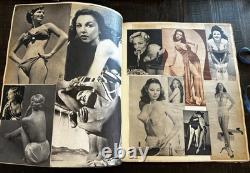HUGE Vintage 1940's WWII Pinup Show Girls Risqué Scrapbook ONE OF A KIND 16lbs