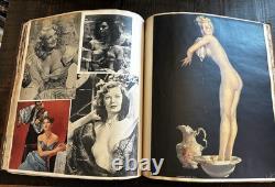 HUGE Vintage 1940's WWII Pinup Show Girls Risqué Scrapbook ONE OF A KIND 16lbs